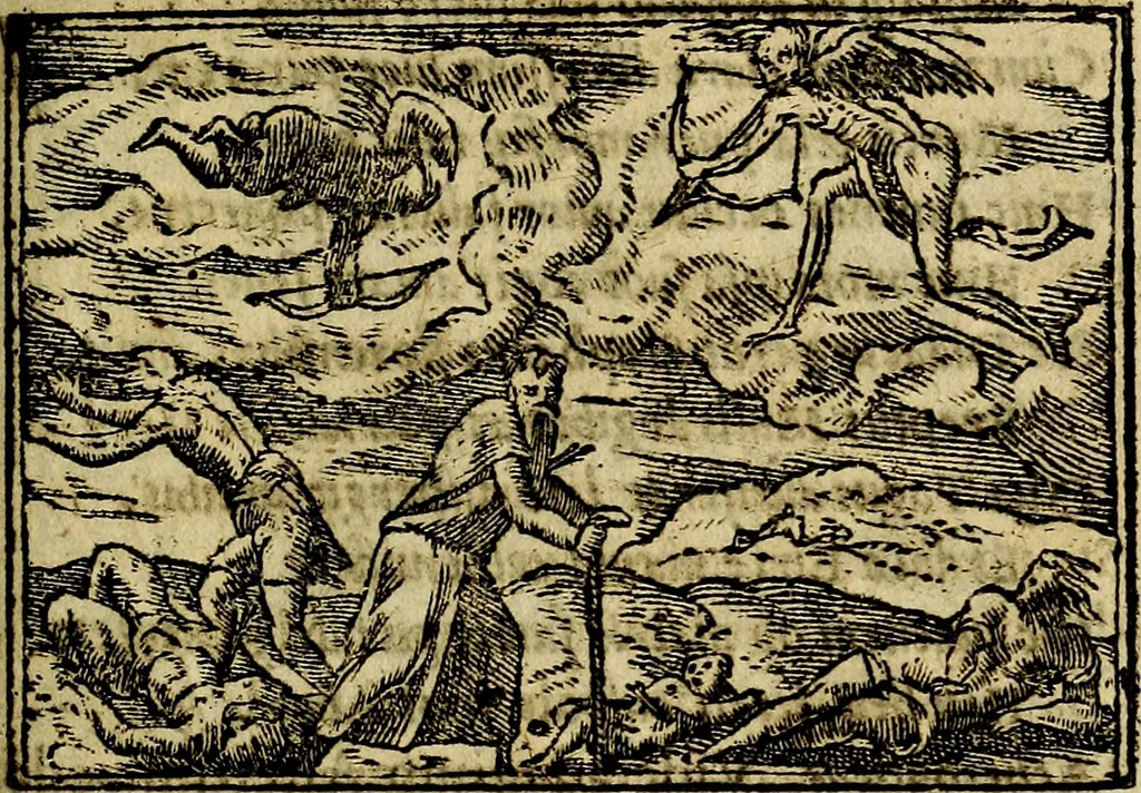 An illustration from Francisci Sanctii Brocensis .., 1573, leaf 446