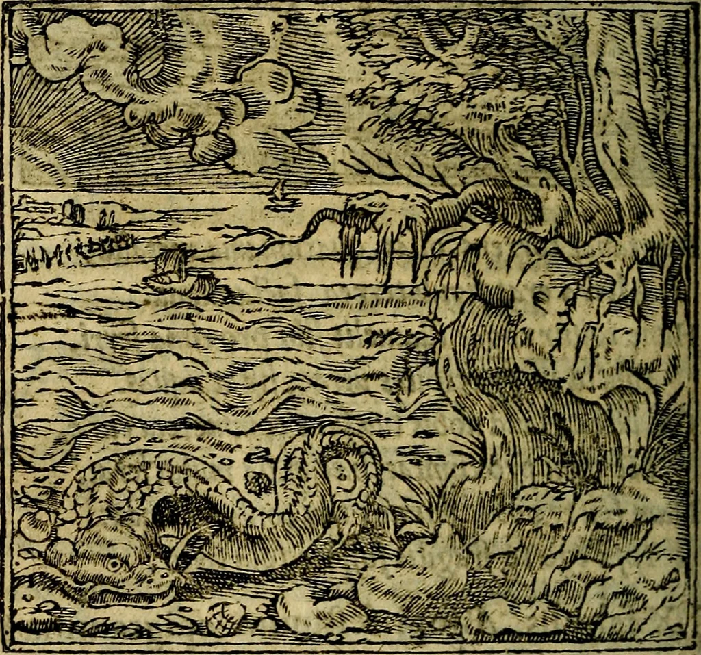 An illustration from Francisci Sanctii Brocensis .., 1573, leaf 473