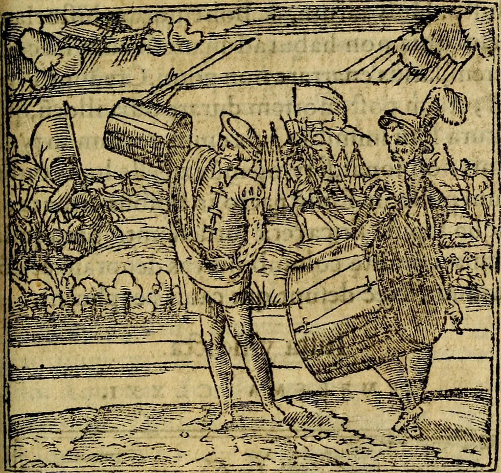 An illustration from Francisci Sanctii Brocensis .., 1573, leaf 480