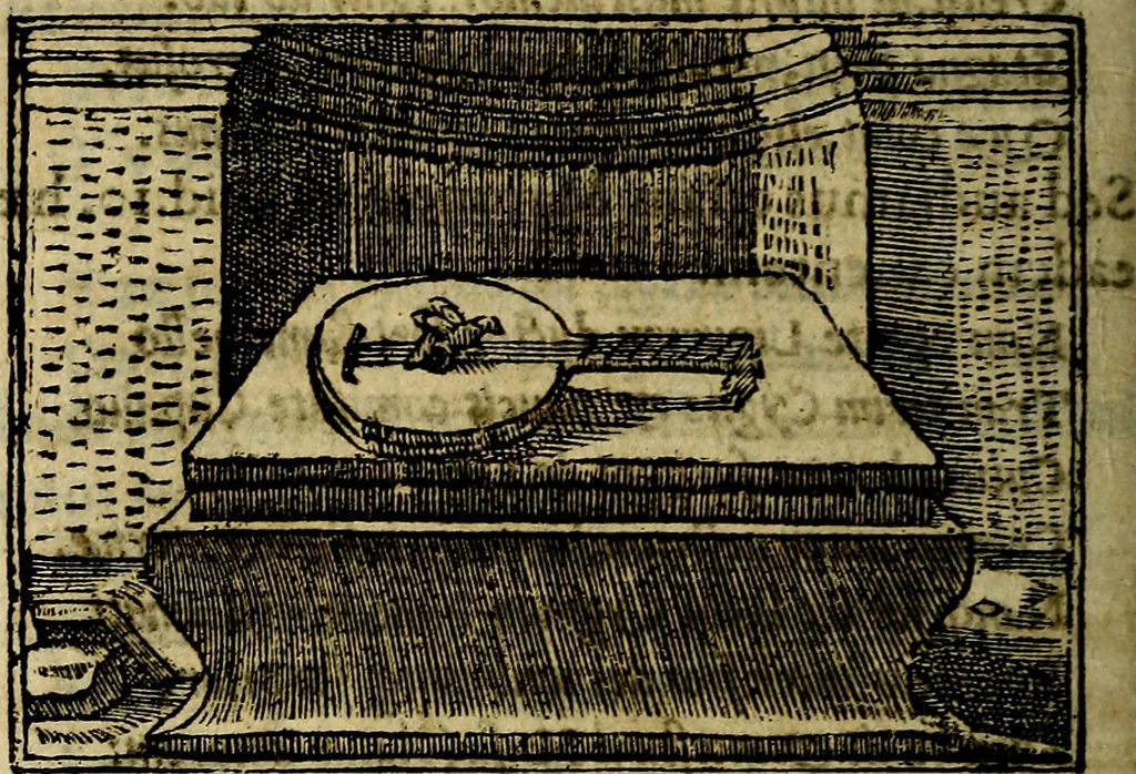 An illustration from Francisci Sanctii Brocensis .., 1573, leaf 511