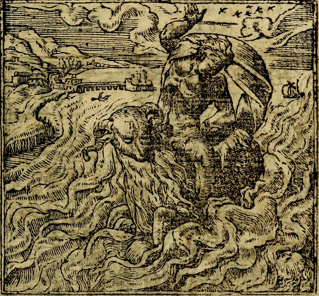 An illustration from Francisci Sanctii Brocensis .., 1573, leaf 530