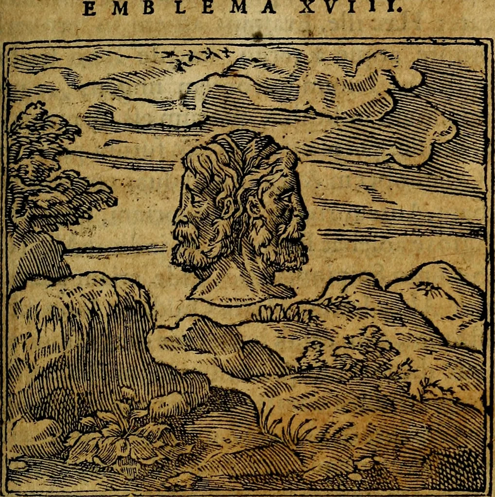 An illustration from Francisci Sanctii Brocensis .., 1573, leaf 92