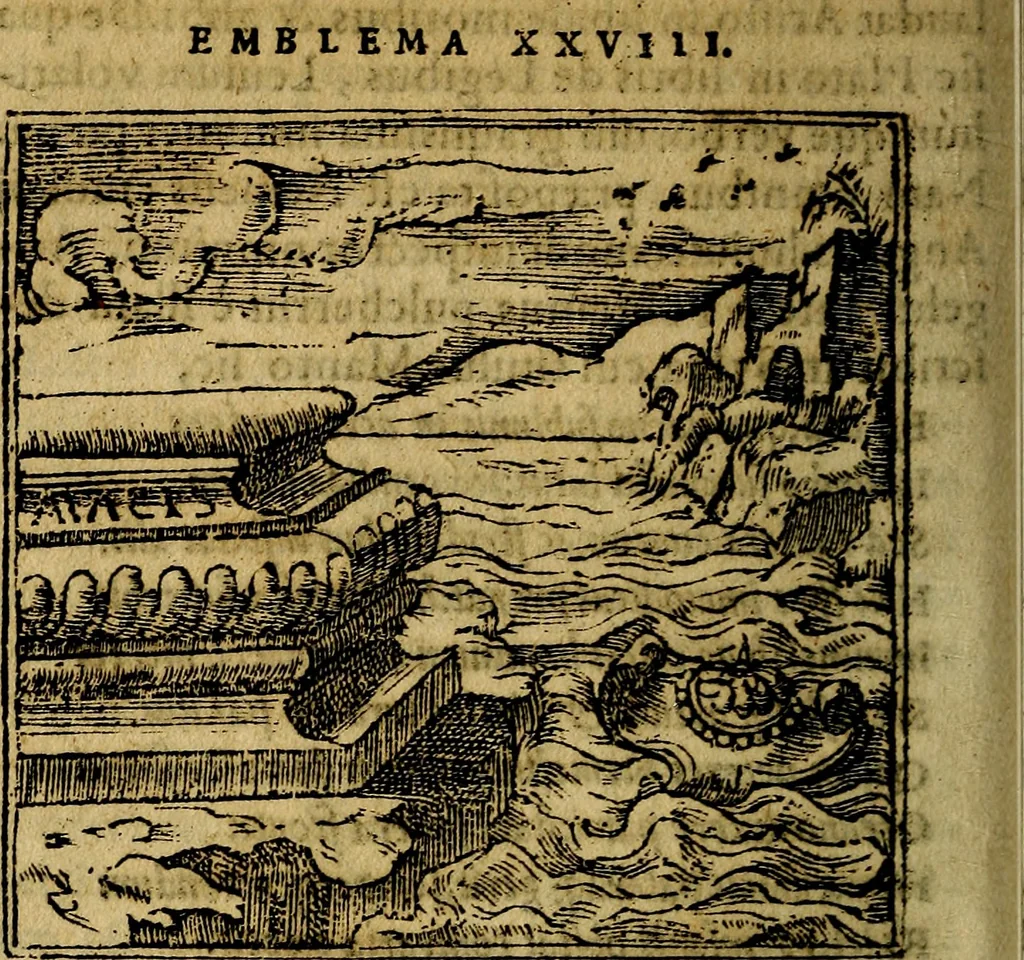 An illustration from Francisci Sanctii Brocensis .., 1573, leaf 125