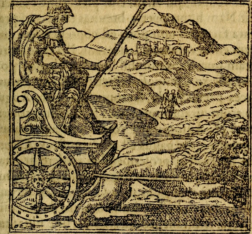 An illustration from Francisci Sanctii Brocensis .., 1573, leaf 130