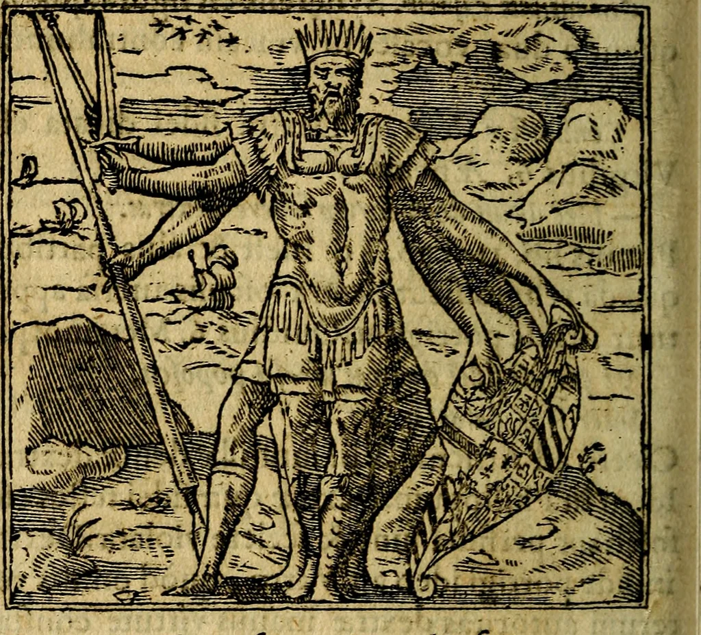 An illustration from Francisci Sanctii Brocensis .., 1573, leaf 167
