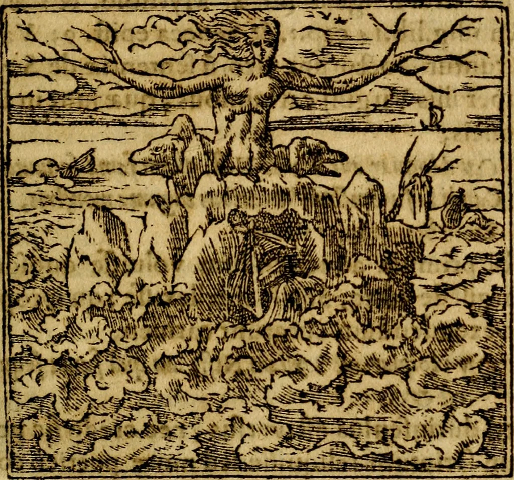 An illustration from Francisci Sanctii Brocensis .., 1573, leaf 230