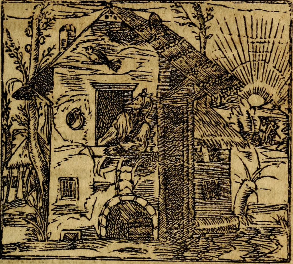 An illustration from Francisci Sanctii Brocensis .., 1573, leaf 236