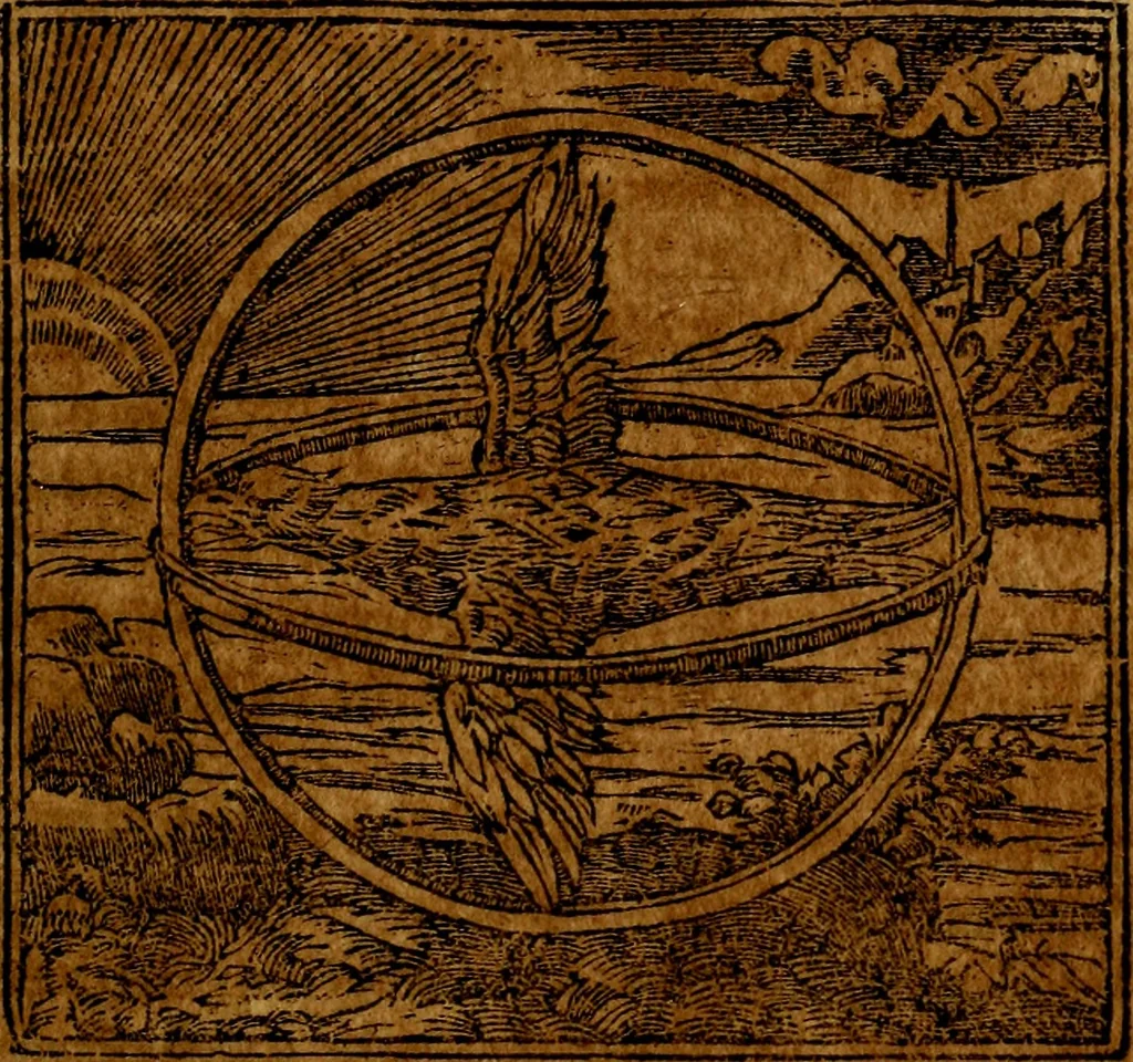 An illustration from Francisci Sanctii Brocensis .., 1573, leaf 256