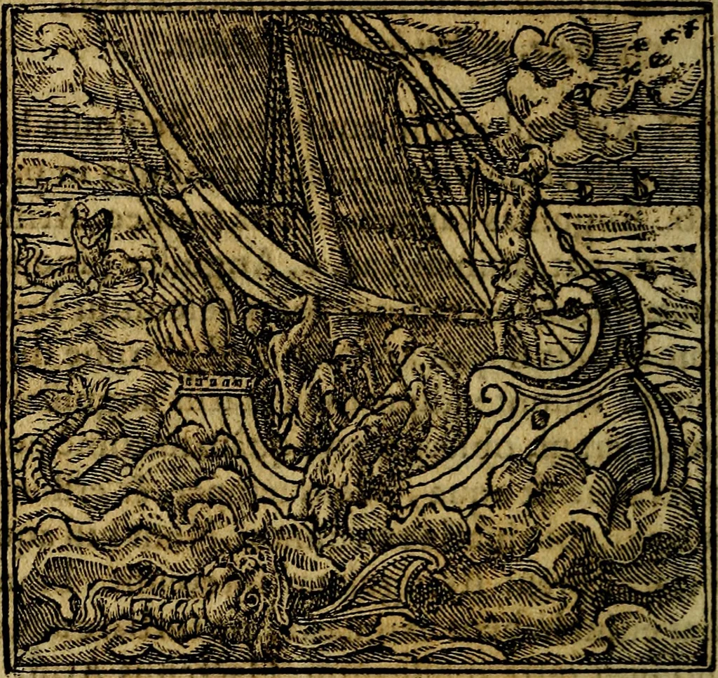 An illustration from Francisci Sanctii Brocensis .., 1573, leaf 279