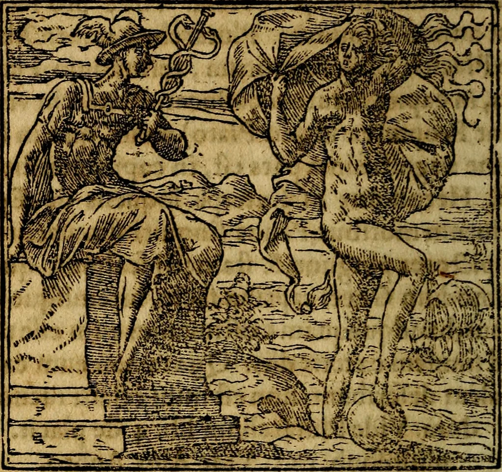An illustration from Francisci Sanctii Brocensis .., 1573, leaf 303