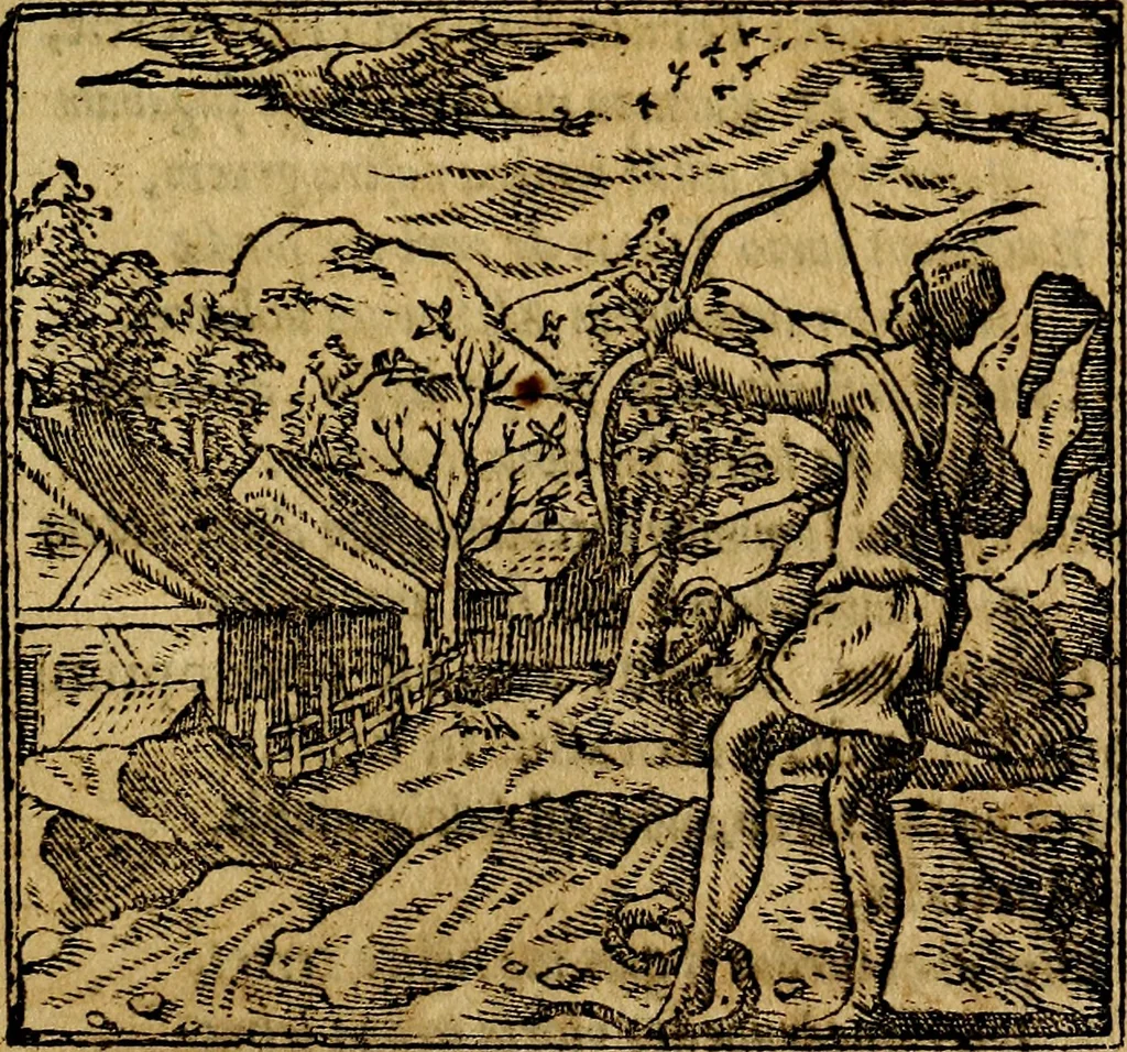 An illustration from Francisci Sanctii Brocensis .., 1573, leaf 320