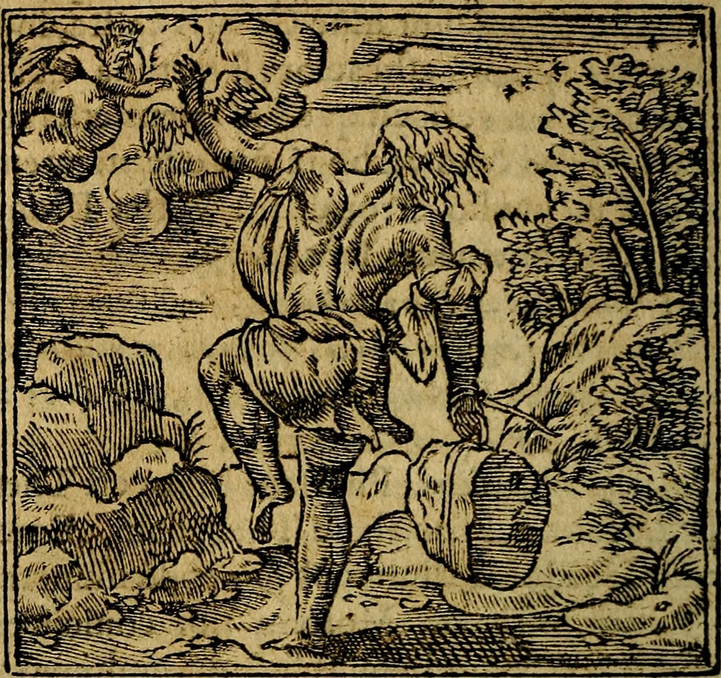 An illustration from Francisci Sanctii Brocensis .., 1573, leaf 361