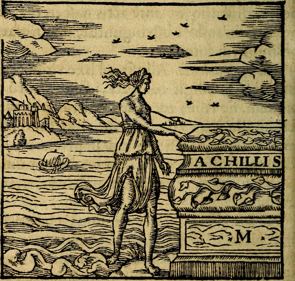 An illustration from Francisci Sanctii Brocensis .., 1573, leaf 399