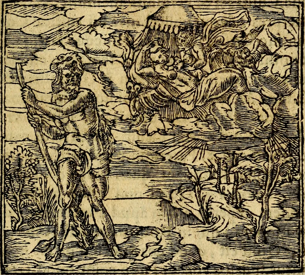 An illustration from Francisci Sanctii Brocensis .., 1573, leaf 408