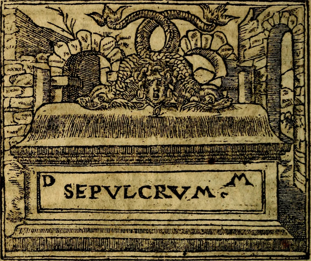 An illustration from Francisci Sanctii Brocensis .., 1573, leaf 445