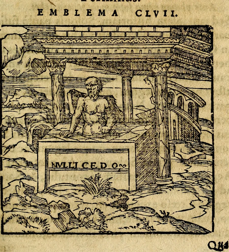 An illustration from Francisci Sanctii Brocensis .., 1573, leaf 446