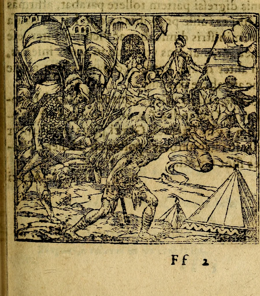 An illustration from Francisci Sanctii Brocensis .., 1573, leaf 454