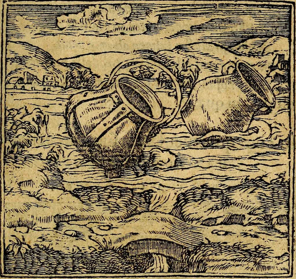 An illustration from Francisci Sanctii Brocensis .., 1573, leaf 468