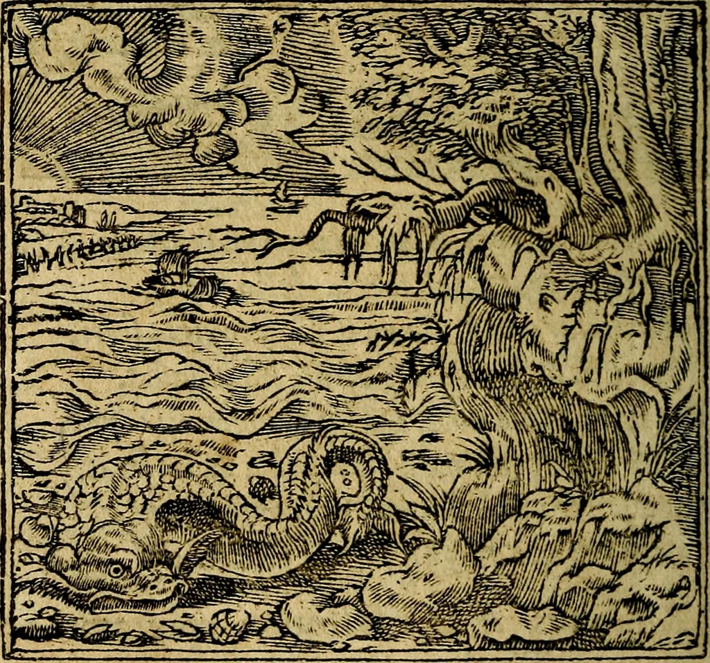 An illustration from Francisci Sanctii Brocensis .., 1573, leaf 469