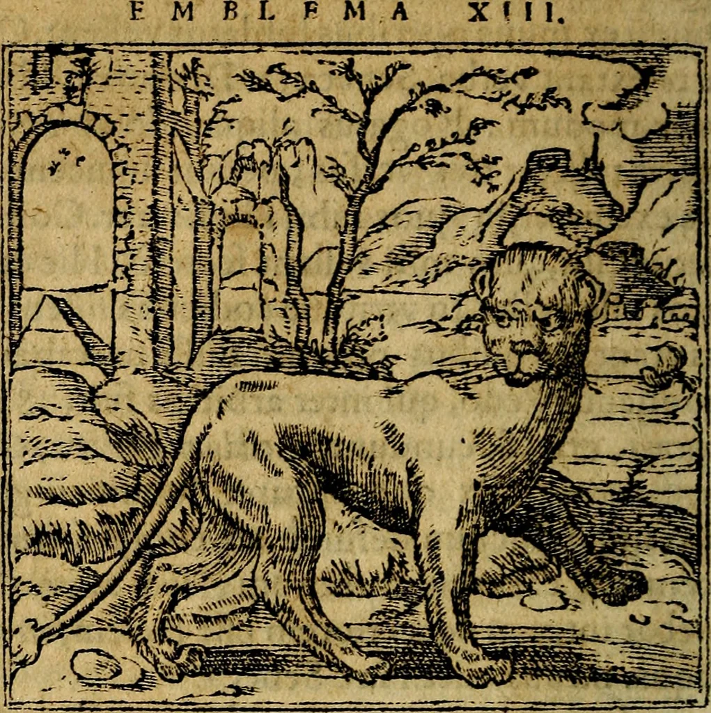 An illustration from Francisci Sanctii Brocensis .., 1573, leaf 65