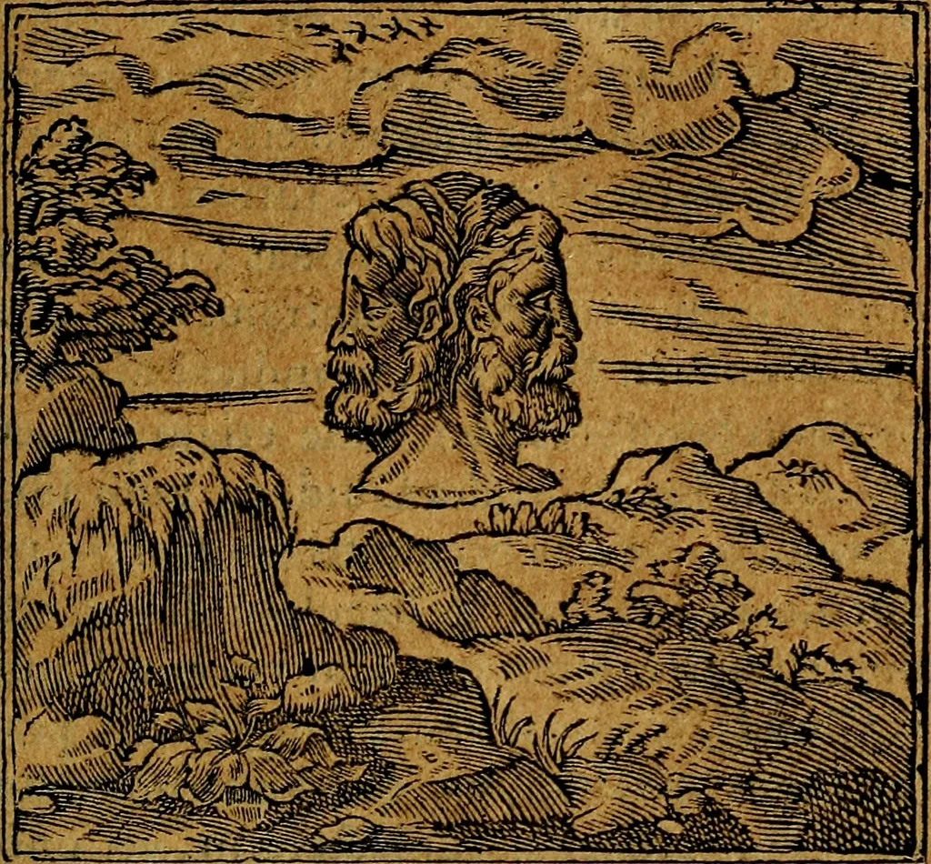 An illustration from Francisci Sanctii Brocensis .., 1573, leaf 88