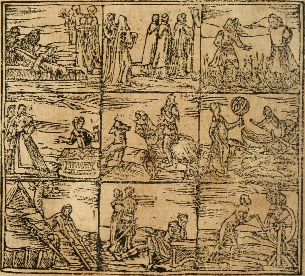 An illustration from Francisci Sanctii Brocensis In inclyta Salmaticensi Academia Rhetoricæ, Graecæque linguæ professoris Comment. in And. Alciati Emblemata : nunc denuò multis in locis accuratè recognita, & quamplurimis figuris illustrata ; cum indice copiosissimo, 1573, leaf 355