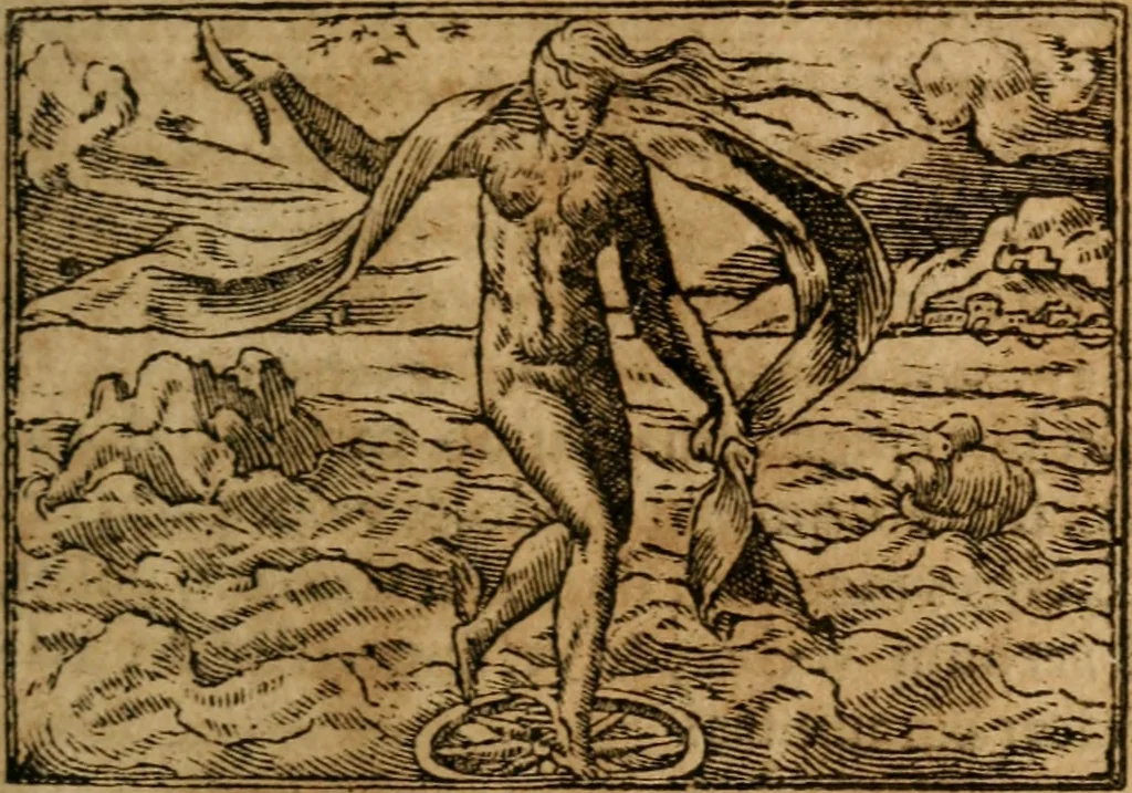 An illustration from Francisci Sanctii Brocensis In inclyta Salmaticensi Academia Rhetoricæ, Graecæque linguæ professoris Comment. in And. Alciati Emblemata : nunc denuò multis in locis accuratè recognita, & quamplurimis figuris illustrata ; cum indice copiosissimo, 1573, leaf 366