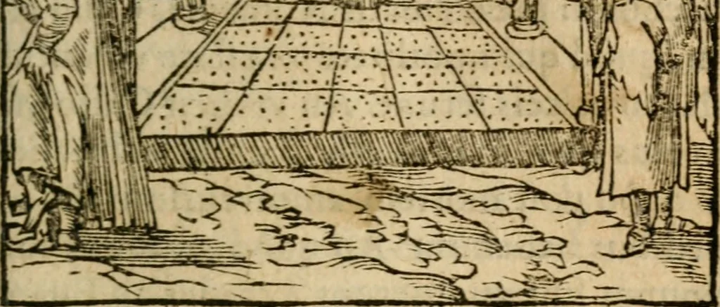 An illustration from Francisci Sanctii Brocensis In inclyta Salmaticensi Academia Rhetoricæ, Graecæque linguæ professoris Comment. in And. Alciati Emblemata : nunc denuò multis in locis accuratè recognita, & quamplurimis figuris illustrata ; cum indice copiosissimo, 1573, leaf 406