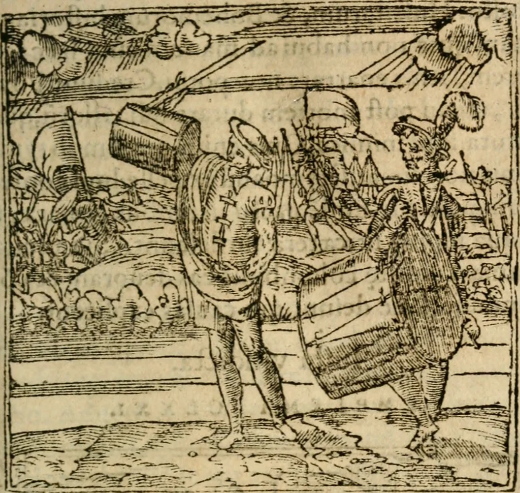 An illustration from Francisci Sanctii Brocensis In inclyta Salmaticensi Academia Rhetoricæ, Graecæque linguæ professoris Comment. in And. Alciati Emblemata : nunc denuò multis in locis accuratè recognita, & quamplurimis figuris illustrata ; cum indice copiosissimo, 1573, leaf 480