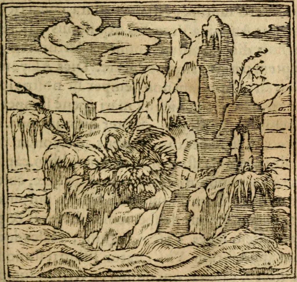 An illustration from Francisci Sanctii Brocensis In inclyta Salmaticensi Academia Rhetoricæ, Graecæque linguæ professoris Comment. in And. Alciati Emblemata : nunc denuò multis in locis accuratè recognita, & quamplurimis figuris illustrata ; cum indice copiosissimo, 1573, leaf 492