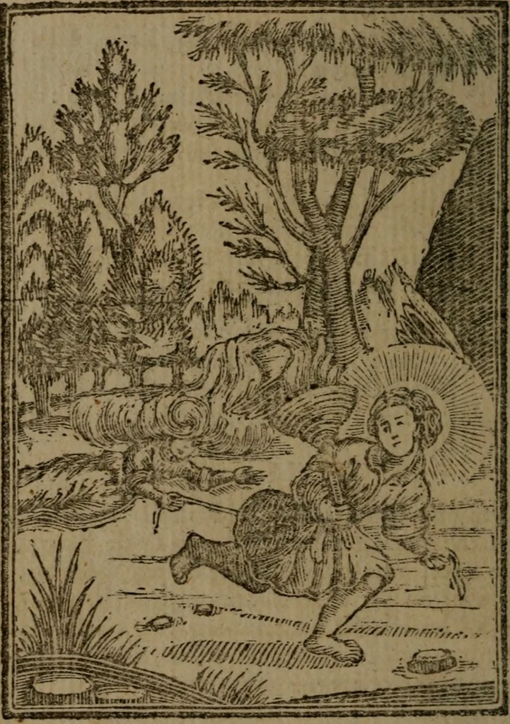 An illustration from Francis Quarles' Emblems and : Hieroglyphics of the life of man, modernized : in four books, 1773, leaf 115