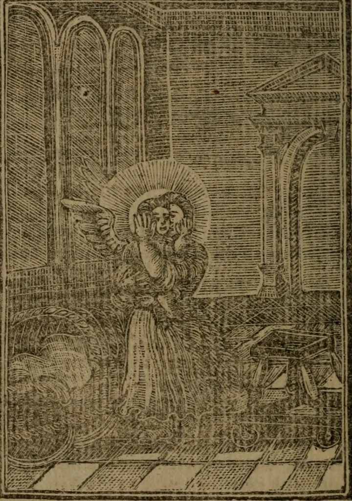 An illustration from Francis Quarles' Emblems and : Hieroglyphics of the life of man, modernized : in four books, 1773, leaf 117