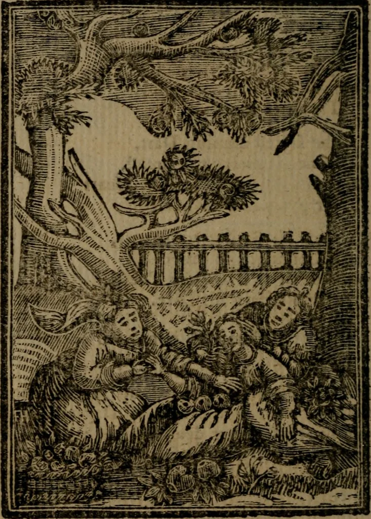 An illustration from Francis Quarles' Emblems and : Hieroglyphics of the life of man, modernized : in four books, 1773, leaf 133