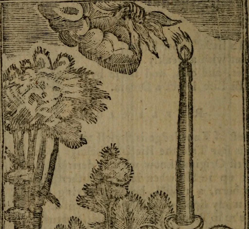 An illustration from Francis Quarles' Emblems and : Hieroglyphics of the life of man, modernized : in four books, 1773, leaf 167