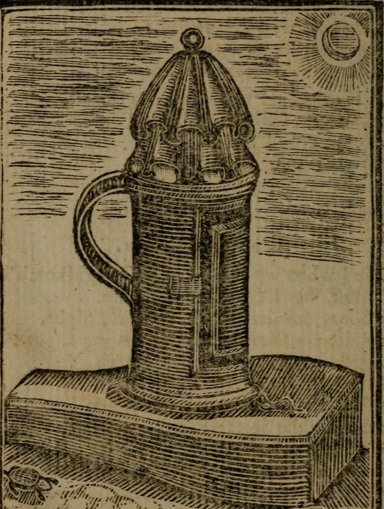 An illustration from Francis Quarles' Emblems and : Hieroglyphics of the life of man, modernized : in four books, 1773, leaf 179