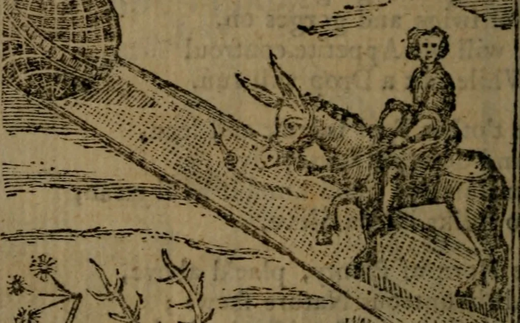 An illustration from Francis Quarles' Emblems and : Hieroglyphics of the life of man, modernized : in four books, 1773, leaf 37