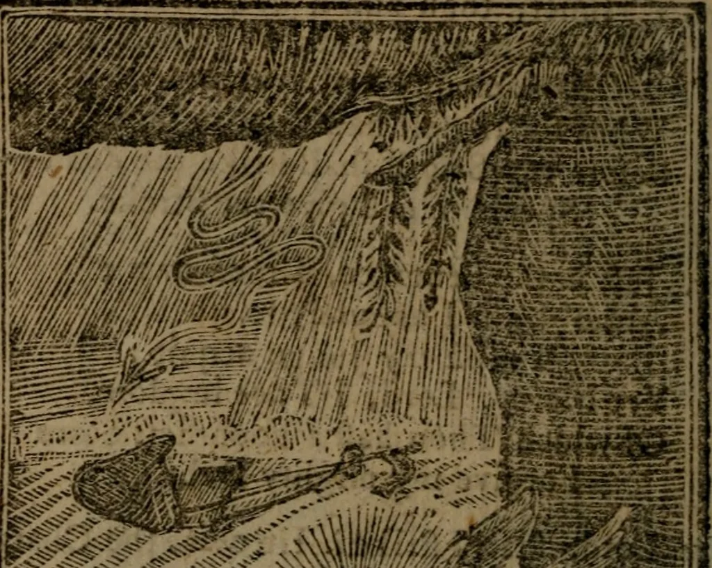 An illustration from Francis Quarles' Emblems and : Hieroglyphics of the life of man, modernized : in four books, 1773, leaf 91