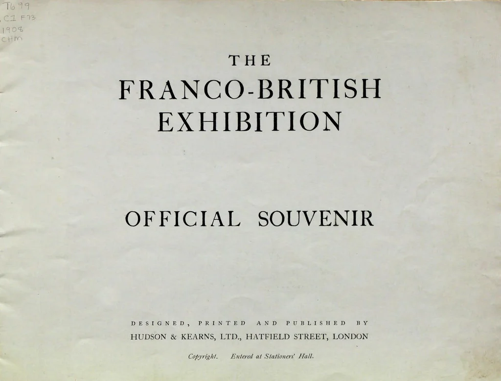 An illustration from The Franco-British Exhibition : official souvenir, 1908, leaf 3