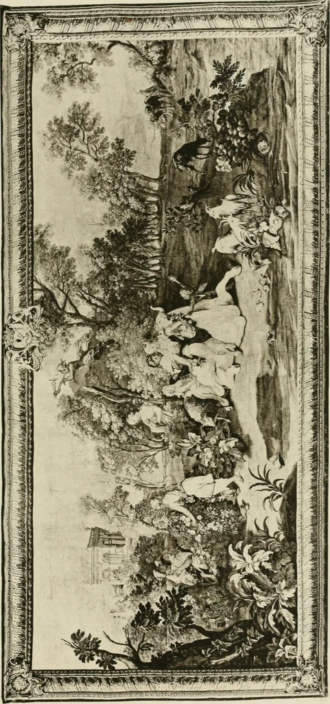 An illustration from The Franco-British exhibition of textiles 1921, 1922, leaf 100