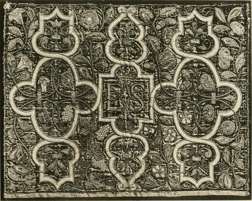 An illustration from The Franco-British exhibition of textiles 1921, 1922, leaf 112