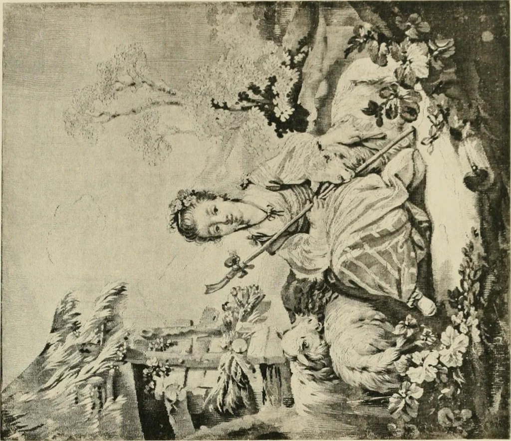 An illustration from The Franco-British exhibition of textiles 1921, 1922, leaf 122