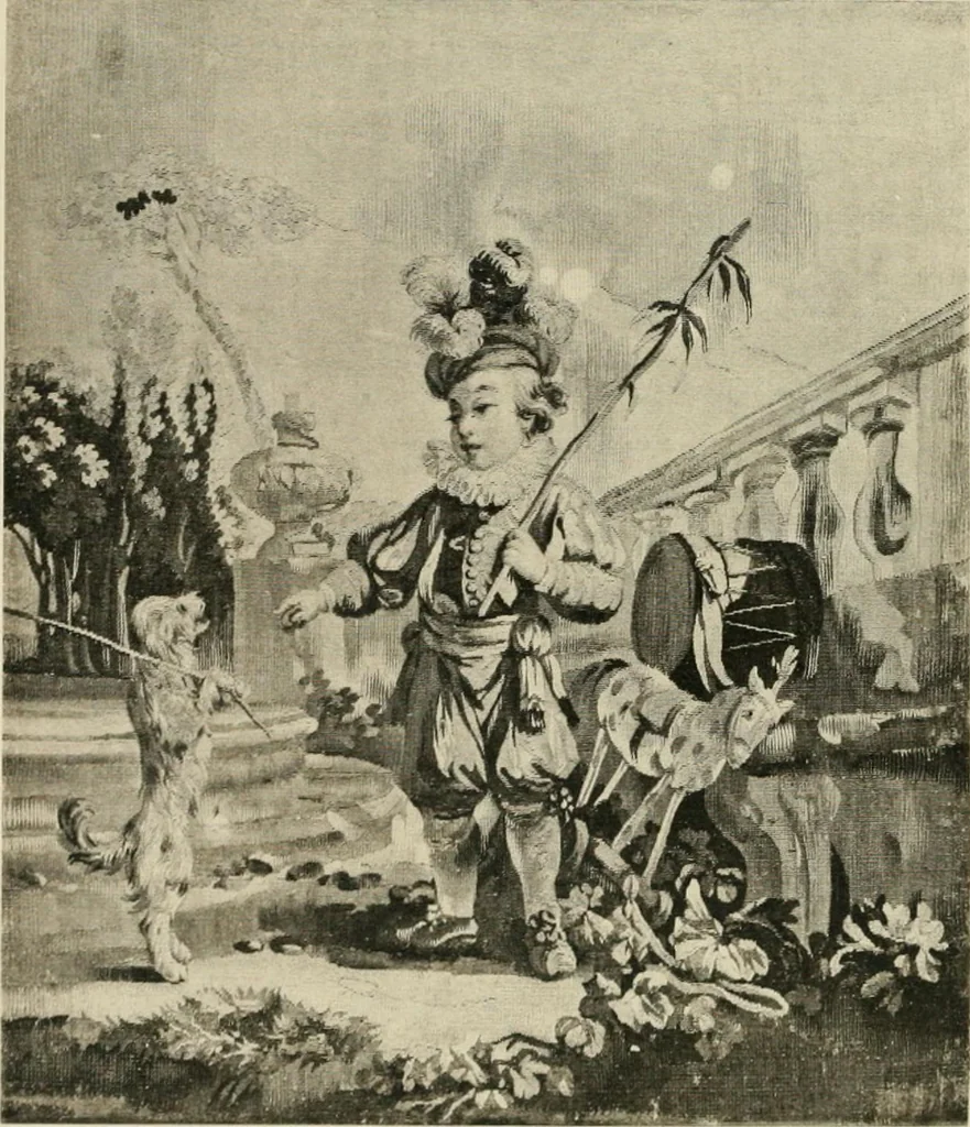 An illustration from The Franco-British exhibition of textiles 1921, 1922, leaf 122