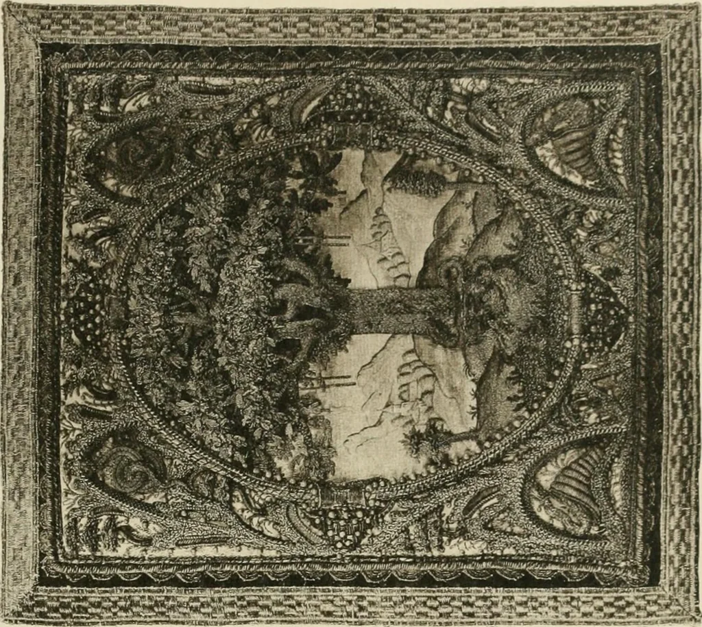 An illustration from The Franco-British exhibition of textiles 1921, 1922, leaf 130