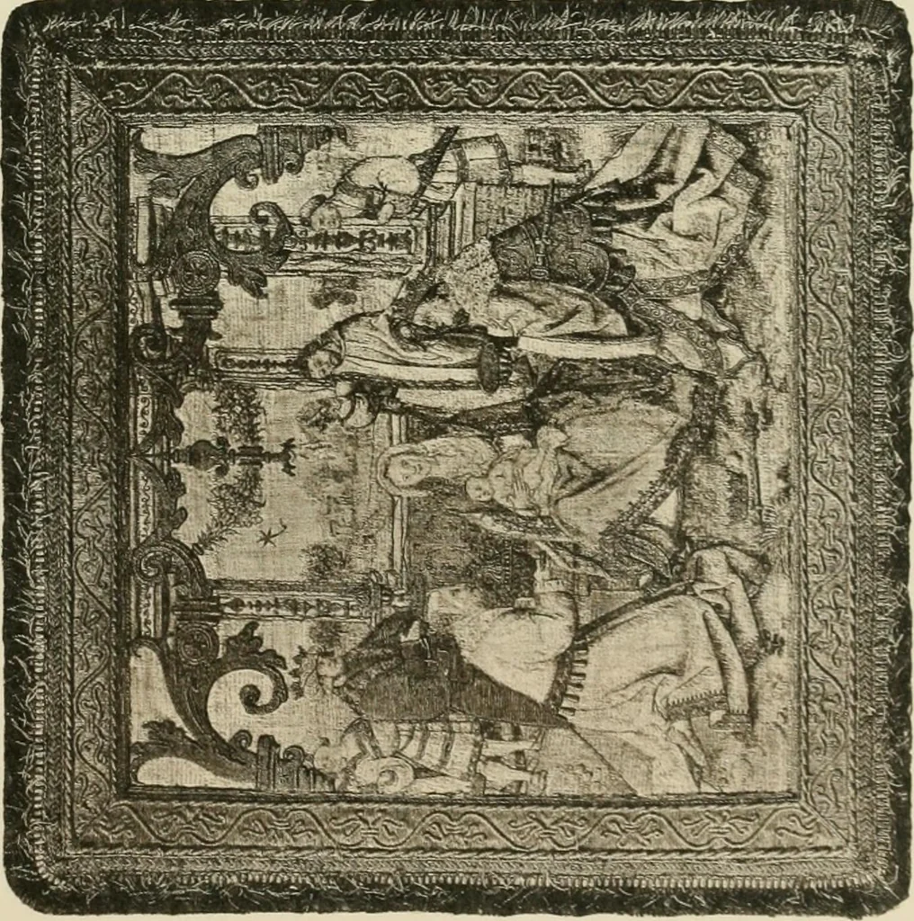 An illustration from The Franco-British exhibition of textiles 1921, 1922, leaf 130