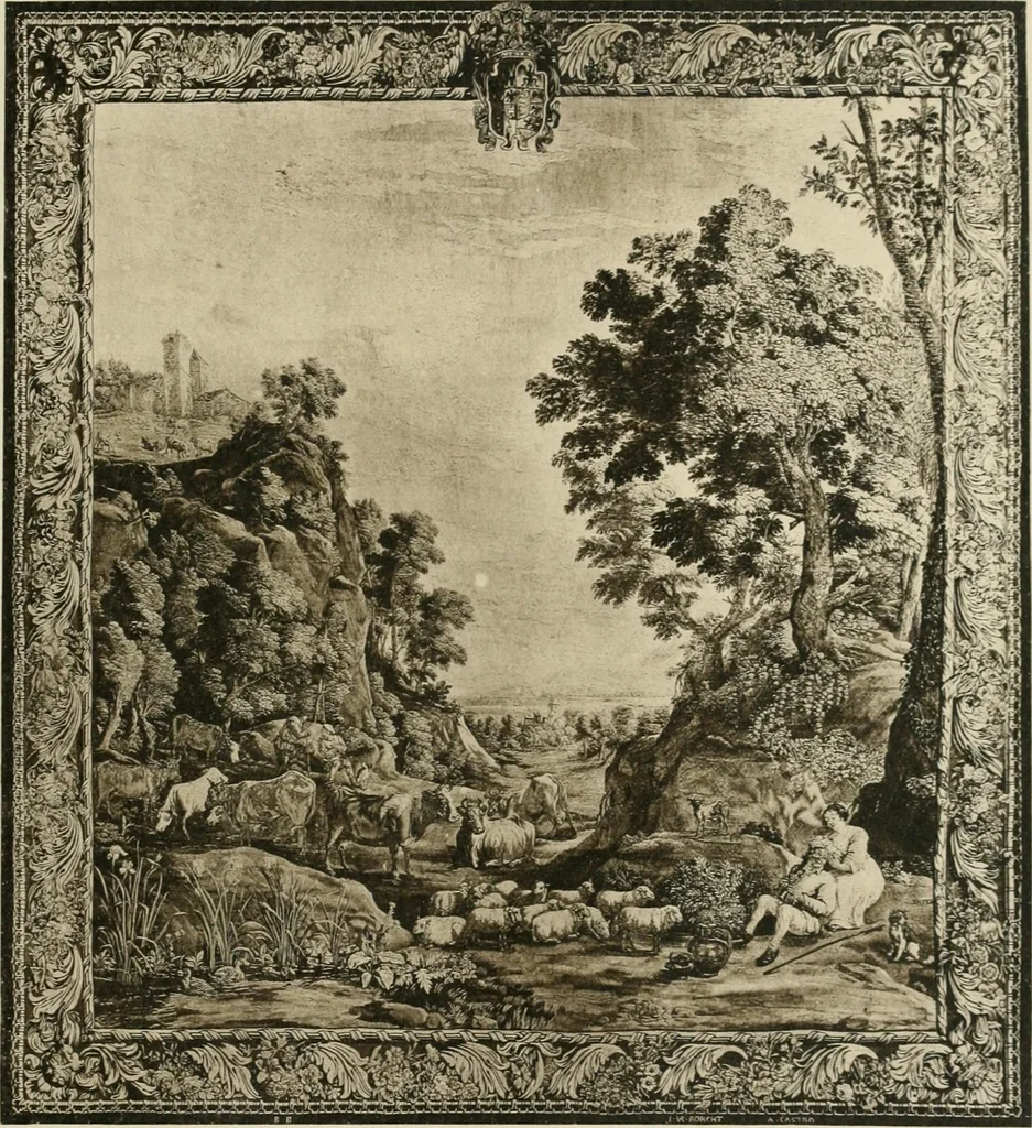 An illustration from The Franco-British exhibition of textiles 1921, 1922, leaf 134