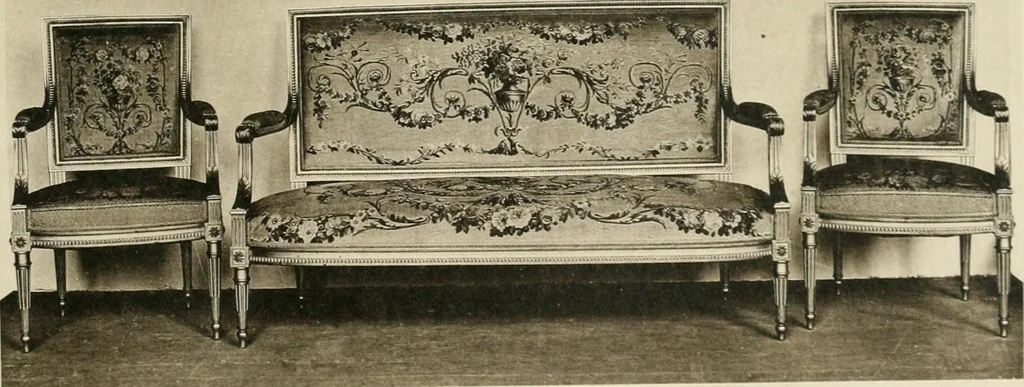 An illustration from The Franco-British exhibition of textiles 1921, 1922, leaf 140