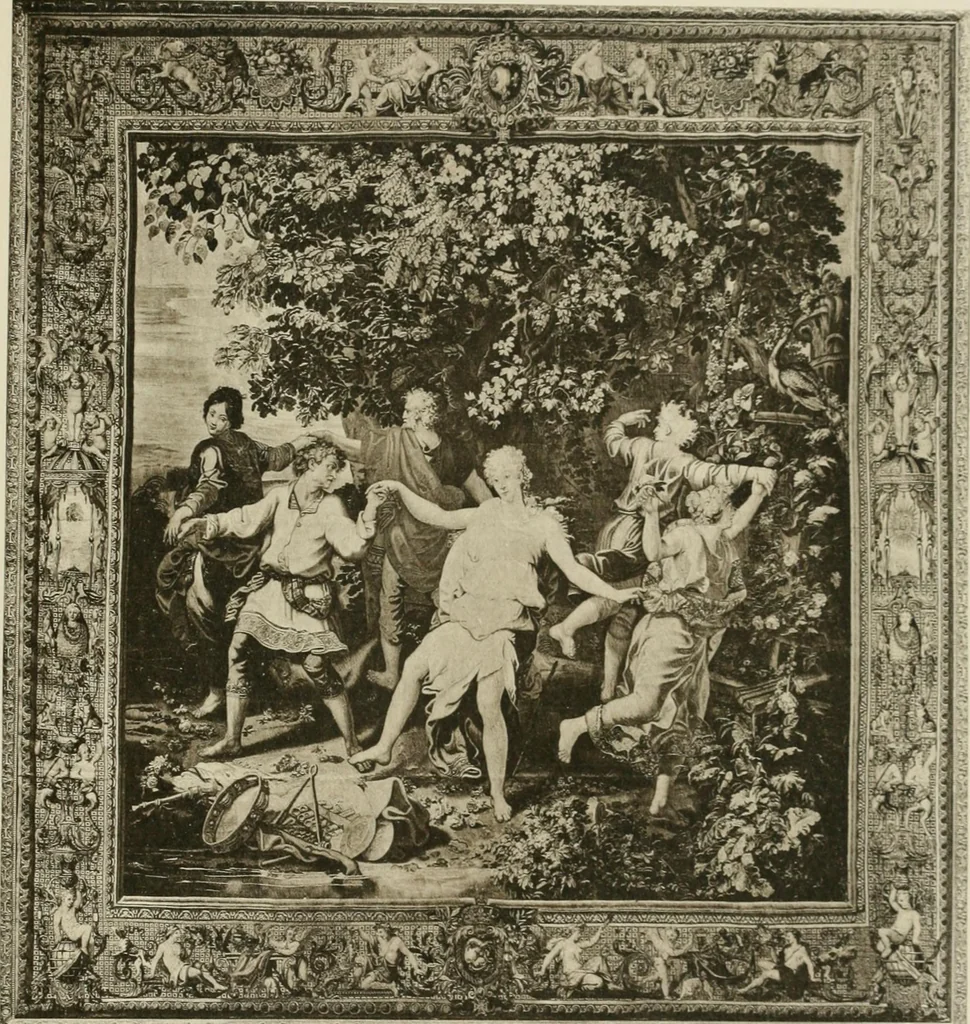 An illustration from The Franco-British exhibition of textiles 1921, 1922, leaf 46