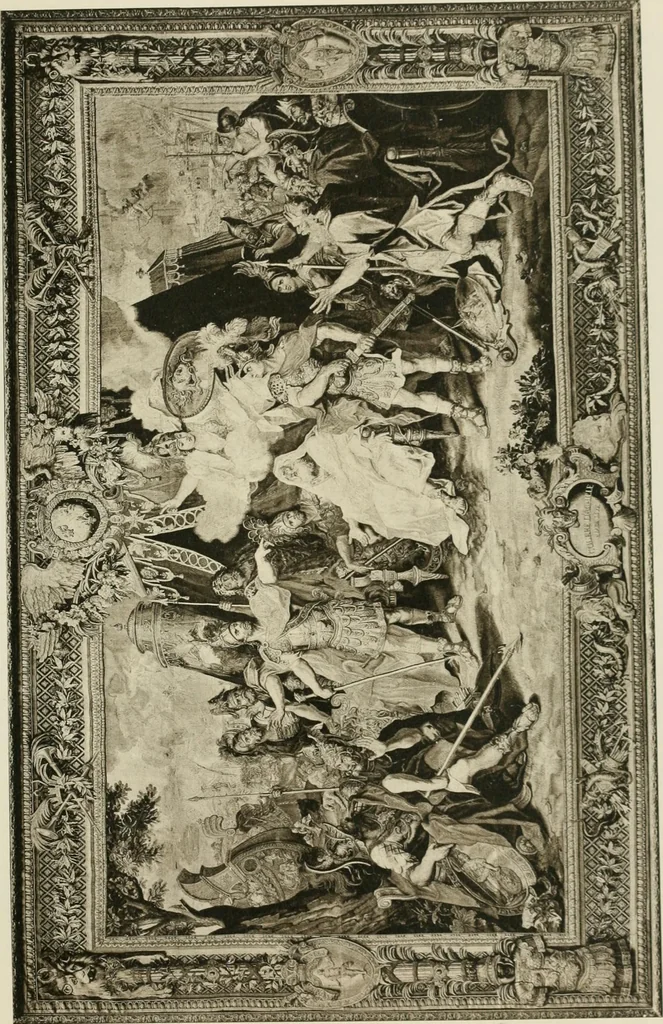 An illustration from The Franco-British exhibition of textiles 1921, 1922, leaf 50