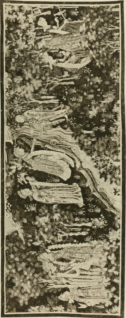An illustration from The Franco-British exhibition of textiles 1921, 1922, leaf 62