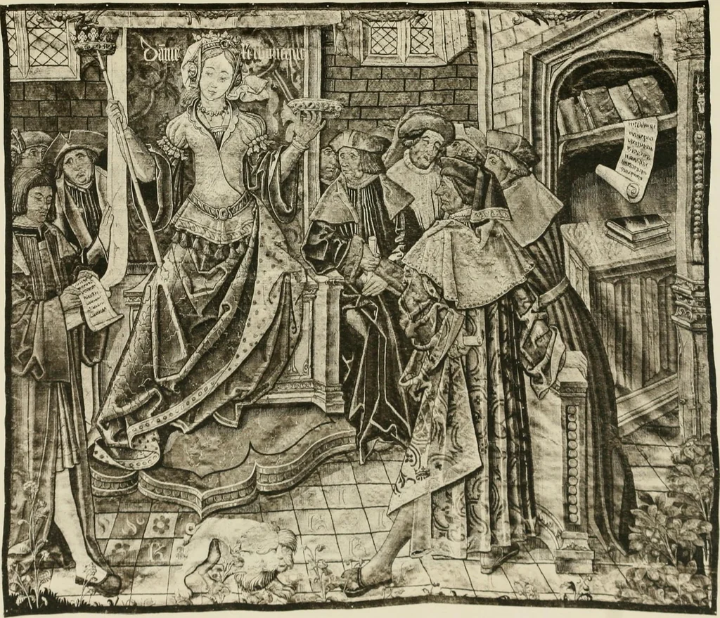 An illustration from The Franco-British exhibition of textiles 1921, 1922, leaf 64